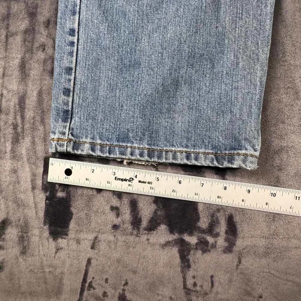 Levi's 505 Regular Fit Jeans Mens 36x32 Blue Straight Leg Denim